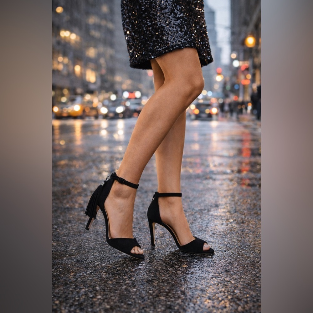 Botkier high heel sandal with tassel